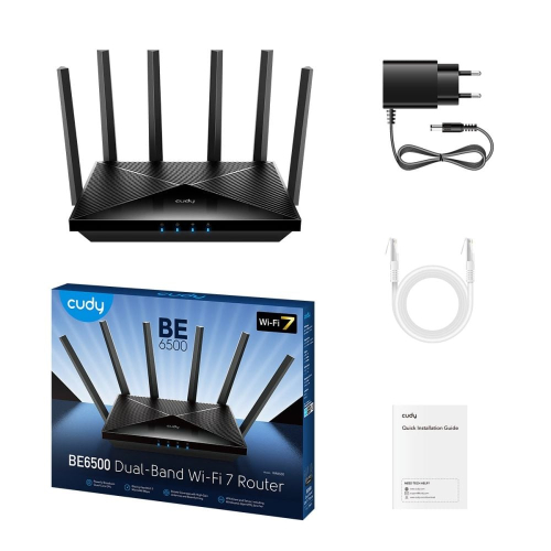 WiFi 7 Mesh-маршрутизатор 2.5G Cudy WR6500H двухдиапазонный BE6500