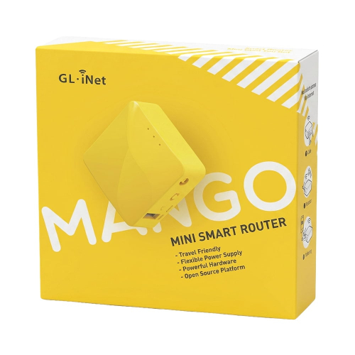 WiFi маршрутизатор GL.iNet Mango (GL-MT300N-V2) портативний