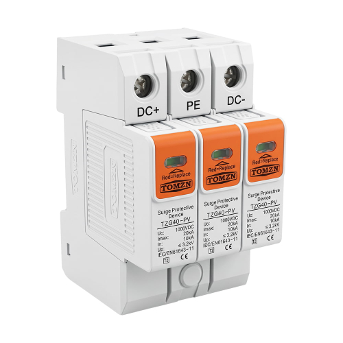 Обмежувач напруги TOMZN TZG40-PV 3P 1000V DC під DIN-рейку