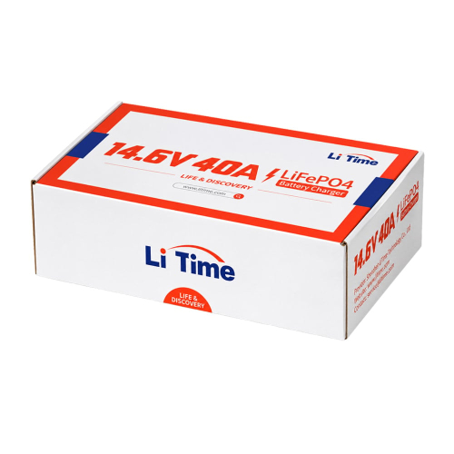 Зарядний пристрій для акумуляторних батарей LiFePO4 14.6V/40A LiTime L12V40A-BCHA-Y
