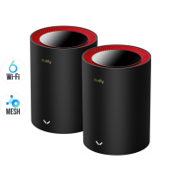 Маршрутизатор WiFi Mesh-система WiFi 6 2.5G Cudy M3000 (2-Pack) 2 штуки двухдиапазонные