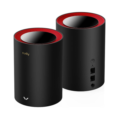 Маршрутизатор WiFi Mesh-система WiFi 6 2.5G Cudy M3000 (2-Pack) 2 штуки двухдиапазонные