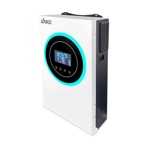Комплект резервного живлення 6.2kW 5.12kWh: гібридний інвертор Sako SUNON V 6.5KVA/6200W/48V+120A MPPT і акумуляторна батарея 51.2V 100Ah Sako SK-51.2V100Ah Li-Sun series