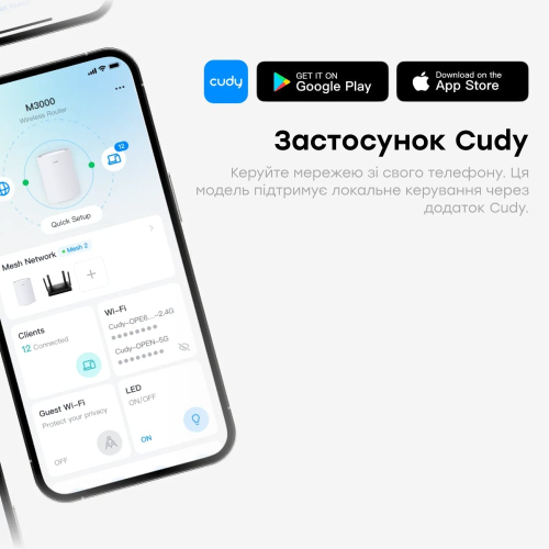 WiFi 5 Mesh 4G LTE-маршрутизатор Cudy LT400 CAT4