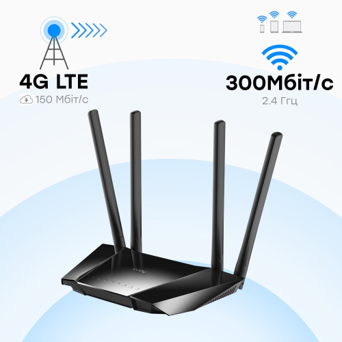 WiFi 5 Mesh 4G LTE-маршрутизатор Cudy LT400 CAT4