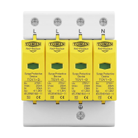 Обмежувач напруги TOMZN TOV1-20/4P 275V AC 10-20kA під DIN-рейку 4 полюси