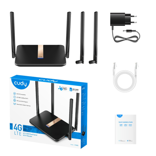 WiFi 5 Mesh 4G LTE-маршрутизатор Cudy LT500D CAT4 двухдиапазонный
