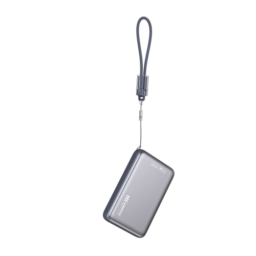Повербанк 10000mAh Choetech B862 Grey 22.5W QC3.0 PD3.0 бездротова магнітна зарядка MagSafe