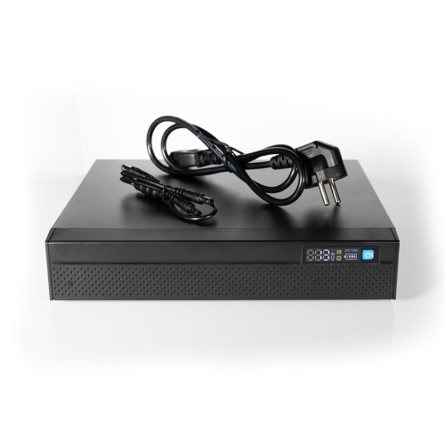 Источник бесперебойного питания DC UPS Kraft KRF-MUPS-100plus 9V/12V/15V/24V/PoE, LiFePO4 4*6Ah, для роутера и медиаконвертера