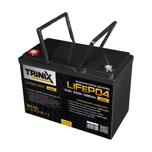 Аккумуляторная батарея литий-железо-фосфатная 12.8В 100Ач Trinix TLFP-12100 Ultra LiFePO4 с Bluetooth