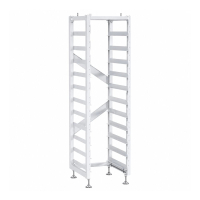Стійка Deye BOS-A-Rack-11 floors для 10 високовольтних батарей та 1 блока керування, для системи накопичення енергії ESS Deye BOS-A