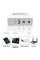 Джерело безперебійного живлення з блоком живлення Mini UPS WGP UPS103C Quick Charge 20000mAh 5V/12V/12V, Li-ion 4*5Ah, для роутера та оптичного терміналу. Блок живлення 12/3А (36W)
