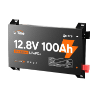 Аккумуляторная батарея литий-железо-фосфатная 12.8В 100А*ч LiFePO4 LiTime Slim 12V100-100-SLIM-LTCP-4-SE100 ультратонкая
