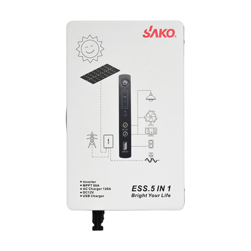 Система резервного питания (инвертор и батарея) Sako Alpha-ESS-500W/1KWh настенная. Мощность 500 Вт, энергоемкость 1004.8 Вт*ч, LifePO4