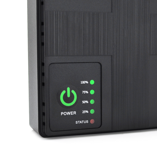 ДБЖ UPS-18W DC1018P для роутерів/комутаторів/PON/POE-430, 5//9/12V, 1A, 10400MAh(4*2600MAh), Black, BOX