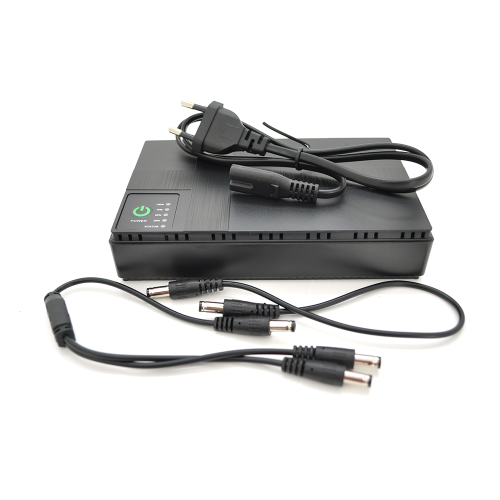 ДБЖ UPS-36W DC1036P для роутерів/комутаторів/PON/POE-430, 5/9/12V, 1A/2А, 10400мAh, Black, BOX