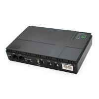 ИБП UPS-18W DC1018P для роутеров/коммутаторов/PON/POE-430, 5//9/12V, 1A, 12000MAh(4*3000MAh), Black, BOX