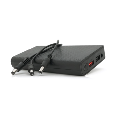 Портативний Power Bank18W для роутерів, Output: USB 5V/2A, DC9V,2.7A/12V1.5A, 14000mAh(7*2000mAh), 155х75х23мм, 460грам, Black, BOX