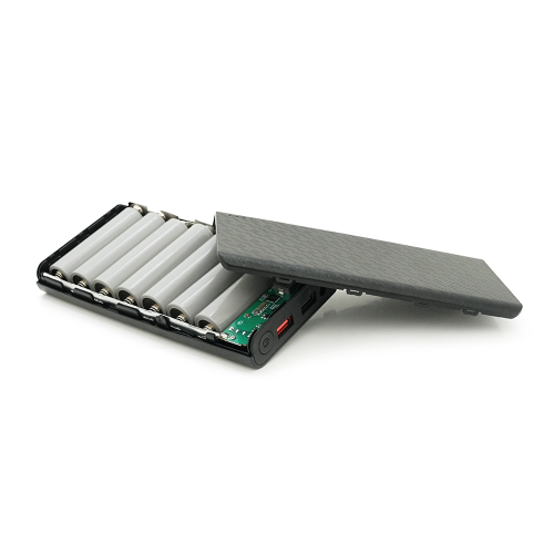 Портативний Power Bank18W для роутерів, Output: USB 5V/2A, DC9V,2.7A/12V1.5A, 14000mAh(7*2000mAh), 155х75х23мм, 460грам, Black, BOX
