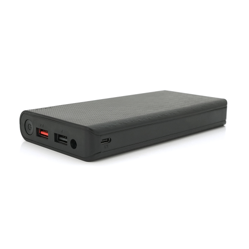 Портативний Power Bank 18W для роутерів, Output: USB 5V/2A, DC9V,2.7A/12V1.5A, 21000mAh(7*3000mAh), 155х75х23мм, 460грам, Black, BOX