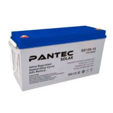 Аккумуляторная батарея PANTEC 150-12 GEL 12V 150 Ah (483 x 170 x 238), 43.6 kg Grey Q1/48