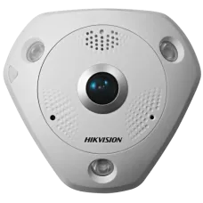 12 МП IP Fisheye відеокамера із мікрофоном Hikvision DS-2CD63C5G0E-IVS(B) (2мм)