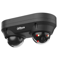 2 x 4МП IP відеокамера Dahua DH-IPC-HDBW2449F-AS-E2-IL-Black