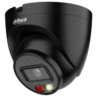 4 МП IP WizSense відеокамера з подвійним підсвічуванням та мікрофоном Dahua DH-IPC-HDW2449T-S-IL-BE (2.8мм) (чорна)