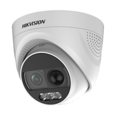 2 МП ColorVu Turbo HD відеокамера з PIR та сиреной Hikvision DS-2CE72DFT-PIRXOF (3.6мм)
