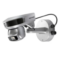 2 МП IP відеокамера дальнего просмотра + 2Мп PTZ-камера слежения, 10х Hikvision iDS-2PT9122IX-D/S (5-50мм)