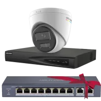 Комплект Hikvision DS-2CD1347G2H-LIUF 4МП (4мм)
