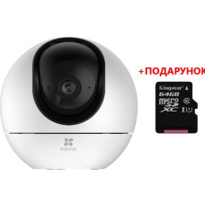 5 МП IP PT Wi-Fi відеокамера з мікрофоном та динамік Ezviz H6 (5WF,4mm)