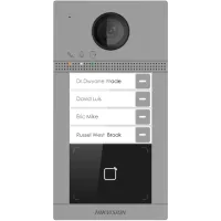 2 МП IP виклична панель з Wi-Fi Hikvision DS-KV8413-WME1(B)/Flush