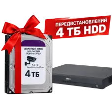 Відеореєстратор з HDD 4Тб Dahua DHI-NVR2216-I2 16-канальний 1U 2 HDD WizSense