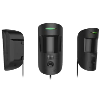 Superior MotionCam (PhOD) black Fibra Дротовий сповіщувач руху з підтримкою фотоверифікації Ajax