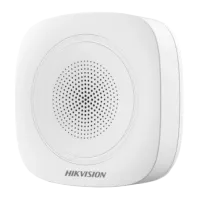 Бездротова внутрішня сирена (червоне підсвічування) Hikvision DS-PS1-I-WE-Red
