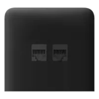 Фронтальна панель Ajax SideCover (LAN) vertical Black