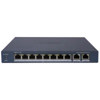 Комутатор 8 портів керований Hikvision DS-3E1510P-EIV2 POE