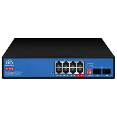 Коммутатор 10 портов управляемый хмарно Ewind EW-ES3010FGSH-AP AI PoE