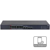 16-портовий керований POE комутатор Dahua DH-CS4218-16ET-135
