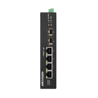 4-портовий некерований POE коммутатор Hikvision DS-3T0506HP-E/HS