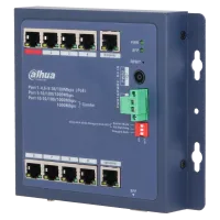 Комутатор 9 портів керований Dahua DH-CHS4110-8ET-90-F PoE