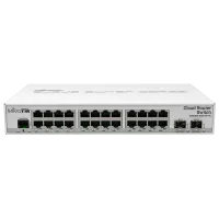 Комутатор 24 порти керований MikroTik 326-24G-2S+IN (CRS326-24G-2S+IN)