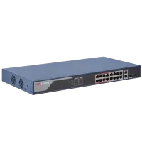 16-портовий керований POE комутатор Hikvision DS-3E1318P-EI(B)
