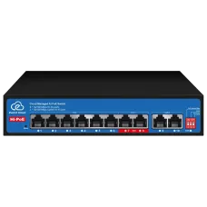 Коммутатор 10 портов управляемый облачно Ewind EW-ES2010CFSH-AP