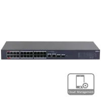 24-портовий керований POE комутатор Dahua DH-CS4226-24ET-240
