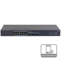 16-портовий гігабітний керований POE комутатор Dahua DH-CS4220-16GT-190