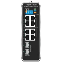 8 портовий комутатор керований Ruijie Reyee RG-NIS2100-8GT2SFP-HP PoE++