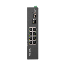 8-портовий некерований POE комутатор Hikvision DS-3T0310HP-E/HS