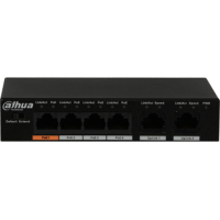 4-портовий POE комутатор Dahua DH-PFS3006-4ET-60